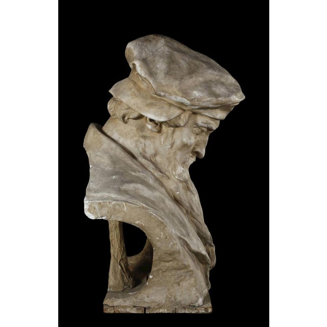 Hans Bitterlich, Johannes Gutenberg, 1900, Plaster Cast For Sale - Image 4 of 7