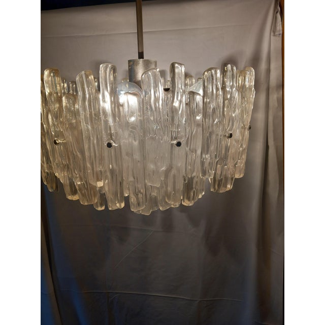 Metal Hanging Light from Kalmar attributed to J. T. Kalmar, 1960s For Sale - Image 7 of 7