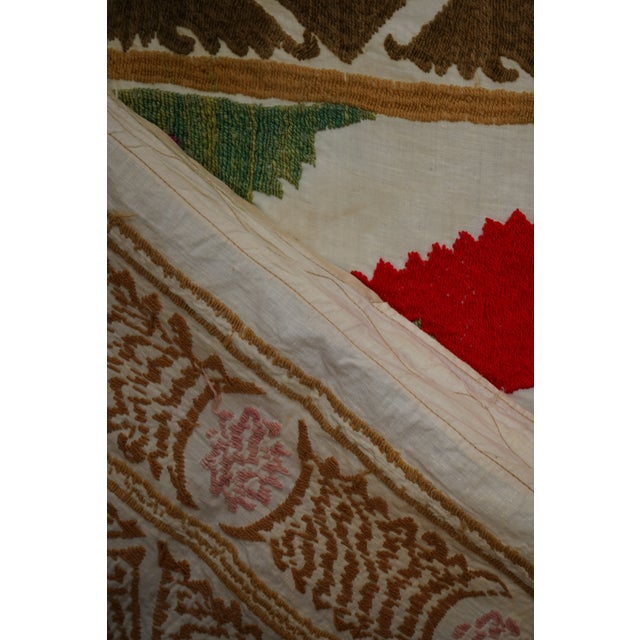 Uzbek Suzani Textile - Wall Decor For Sale - Image 13 of 14