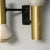 Stilux, Italian Mid-Century Modern, Wall Sconces, Brass, Aluminum, Italy, 1960s For Sale - Image 4 of 9