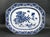 Ceramic Chinese Export Blue and White Octagonal Porcelain Platter With Scholar's Scrolls, Circa 1770 For Sale - Image 7 of 8