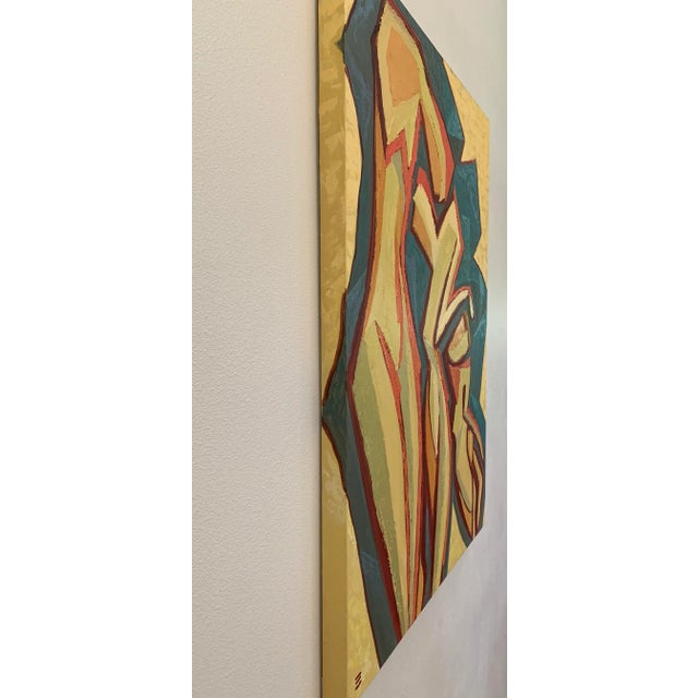 "Siblings" Contemporary Original Expressionist Figurative Oil Painting by Thom Evans For Sale - Image 10 of 12