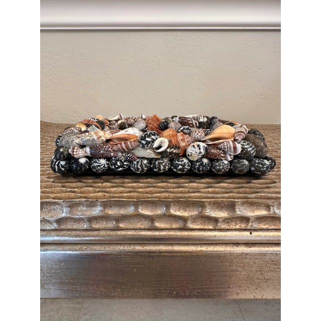 Vintage Tony Duquette Style Seashell Picture Frame - 1980’s For Sale - Image 9 of 12