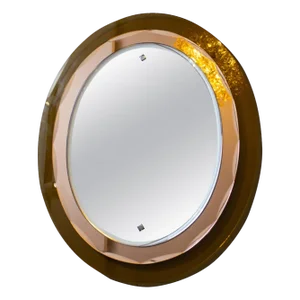 Oval-Shaped Mirror attributed to Max Ingrand for Fontana Arte, 1960s