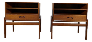Scandinavian Bedside Tables, Set of 2