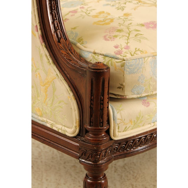 Meyer Gunther French Louis XVI Upholstered Loveseat For Sale - Image 15 of 18