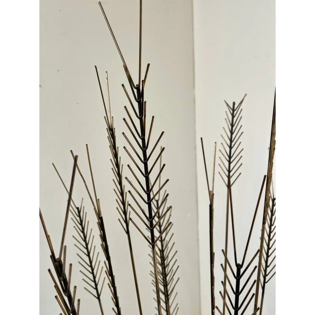 Metal 1960s Curtis Jere Sheaves of Wheat Lamp For Sale - Image 7 of 11