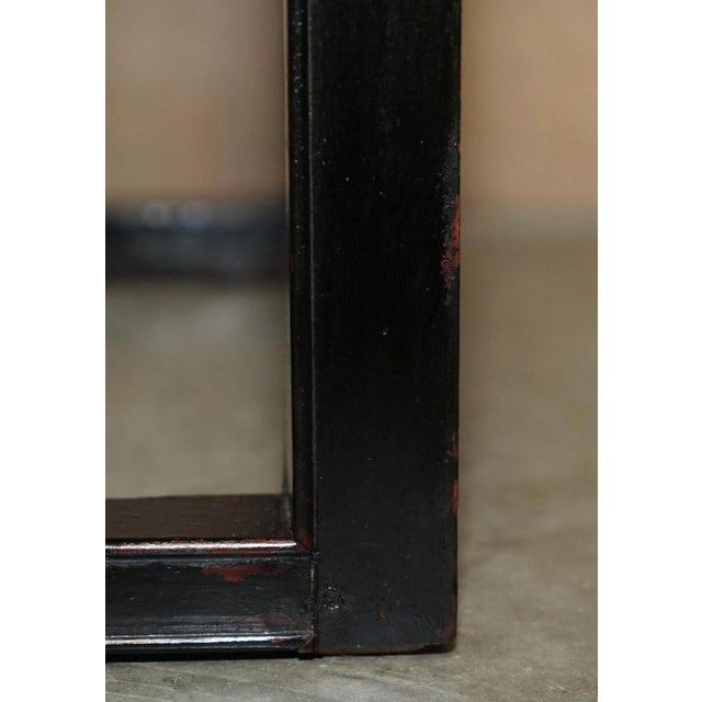 Antique Victorian Chinese Lacquered Side Table, 1880 For Sale - Image 12 of 18