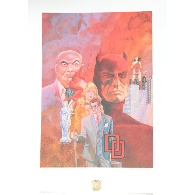 "Daredevil", 1987, Lithograph by Gray Morrow For Sale - Image 4 of 4