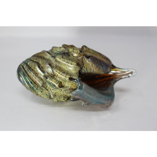 Seguso Murano Glass Sea Shell by Seguso Viro For Sale - Image 4 of 4