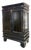 Asian-Inspired Black Wood Armoire/ Media Center, Vintage For Sale