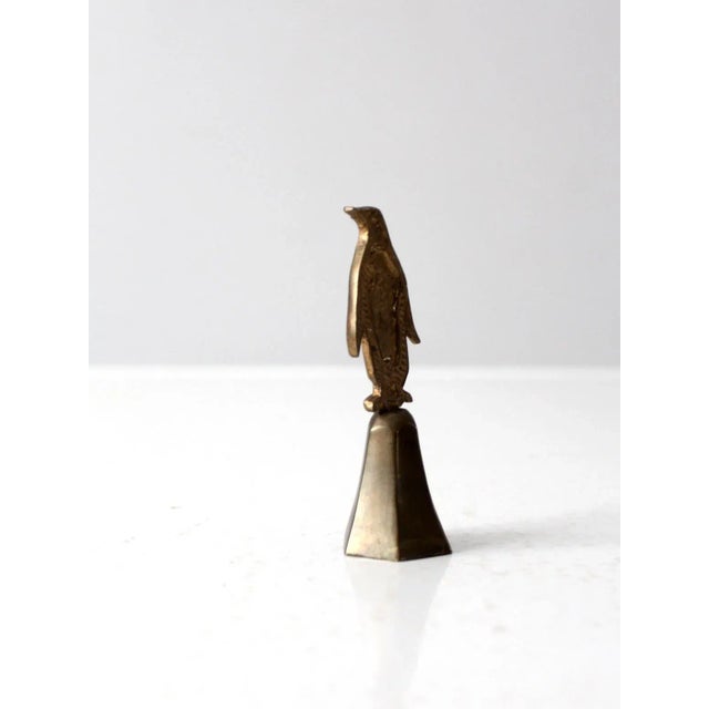 Mid 20th Century Vintage Brass Penguin For Sale - Image 5 of 8