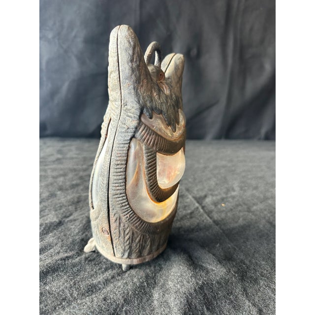 Japanese Owl Lantern Candle Cover For Sale In San Diego - Image 6 of 10