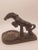 1930s Art Deco NUART Creations Figural REARING HORSE Tray Tip Card Trinket. Original patina.