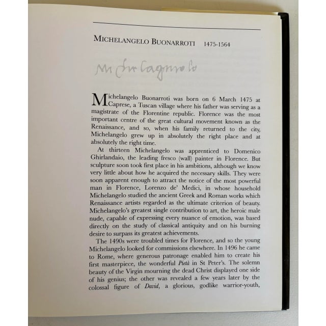 Printmaking Materials The Life and Works of Michelangelo by Nathaniel Harris Hc/Dj 2002 Edition For Sale - Image 7 of 12