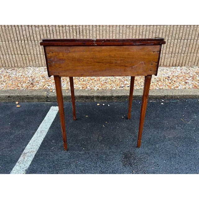 Georgian Style Solid Mahogany Reading or Writing Table Desk. 19th Century For Sale - Image 11 of 12