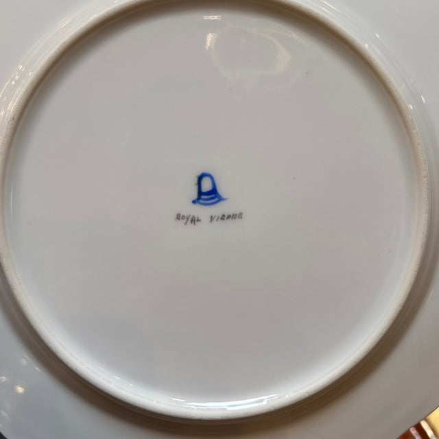 Ceramic Royal Vienna Square Dessert Plates, Set of Eleven For Sale - Image 7 of 12