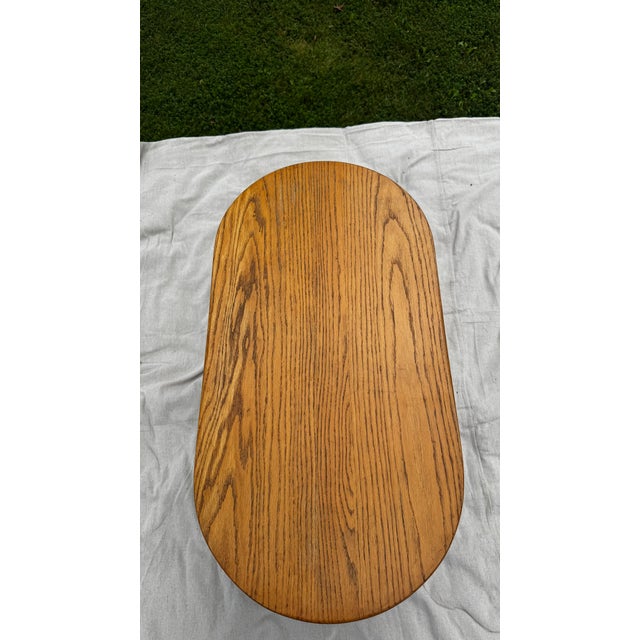 Jamestown Lounge Co. Jamestown Solid Oak Coffee Table – Classic Traditional Design For Sale - Image 4 of 12