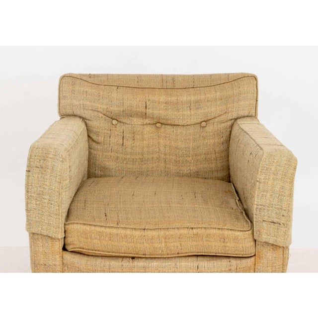 Mid-Century Modern Edward Wormley for Dunbar Upholstered Arm Chair For Sale - Image 3 of 7