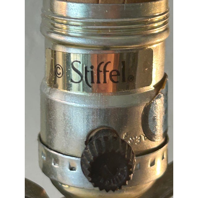 Mid 20th Century Mid 20th Century Stiffel Brass Lamp For Sale - Image 5 of 5
