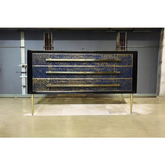 Sapphire Blue Murano Glass Chest of Drawers from Justfurnituress For Sale - Image 10 of 18