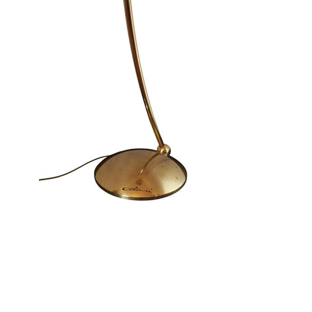 Brass Floor Lamp by Luigi Colani, Italy, 1970s For Sale - Image 9 of 17