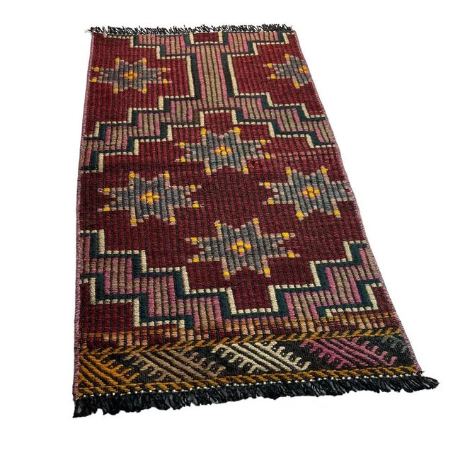 Textile Turkish Kilim Rug, 1970s For Sale - Image 7 of 10