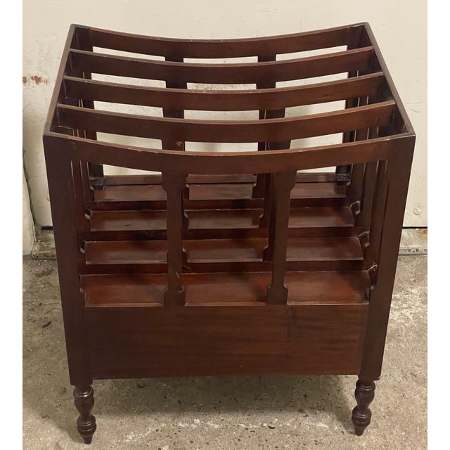 Wood Vintage Wooden Newspaper Rack, 1920s For Sale - Image 7 of 12