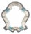 Italian Murano Glass Mirror, 1950s For Sale