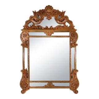 Vintage Ornate Dragon Mirror For Sale