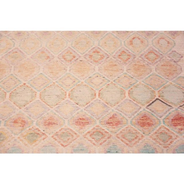 Nazmiyal Collection Rustic Geometric Small Modern Rug 4 ft 3 in X 5 ft 10 In For Sale In New York - Image 6 of 7