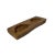 This is a vintage cake-making mold board carved from wood and finished in distressed brown color. It is a decorative...