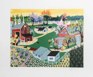 Kay Ameche, Eisenhower Farm at Gettysburg, Serigraph