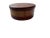 Mid-Century Modern Mid 20th Century Scandinavian Mid-Century “Tobak” Hand-Turned Wooden Tobacco Jar With Leather Band For Sale - Image 3 of 6