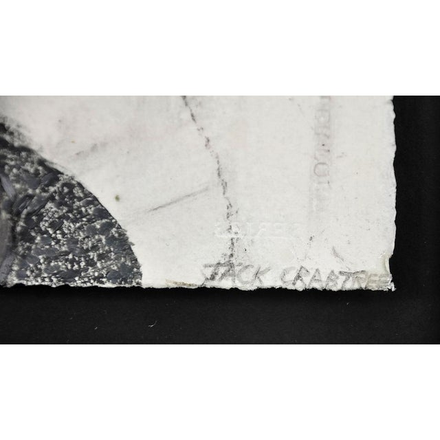 Mid-Century Modern Jack Crabtree, Welsh Coal Miner, Mixed Media, 1970s, Framed For Sale - Image 3 of 18