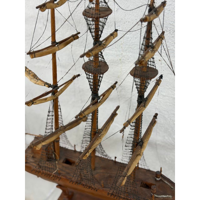 Vintage Ship Model For Sale In Charleston - Image 6 of 12