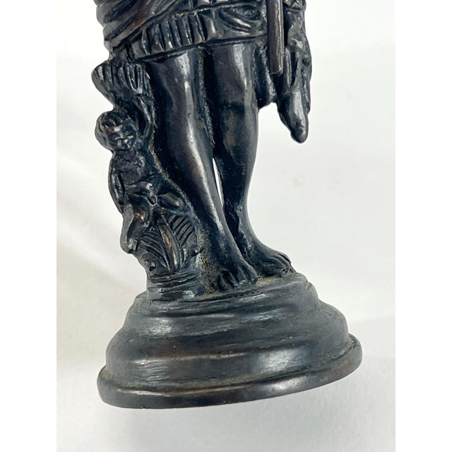 Vintage Italian Grand Tour Statuette of the Emperor Augustus of Prima Porta For Sale In Atlanta - Image 6 of 11