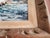 Transitional Vintage 1969 A. Burgos II Old San Juan Coastal Fort Oil Painting — Framed For Sale - Image 3 of 5
