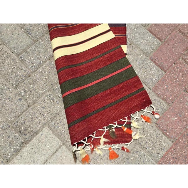 Handmade Turkish Kilim Runner - 24.5" X 102" For Sale - Image 9 of 10