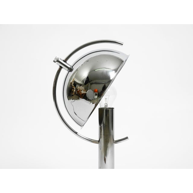 Large Exceptional Chrome Table Lamp by Gebrüder Cosack, 1960s For Sale - Image 17 of 18
