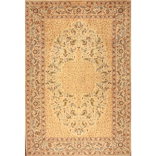 Middle Eastern Hand-Knotted Rug For Sale
