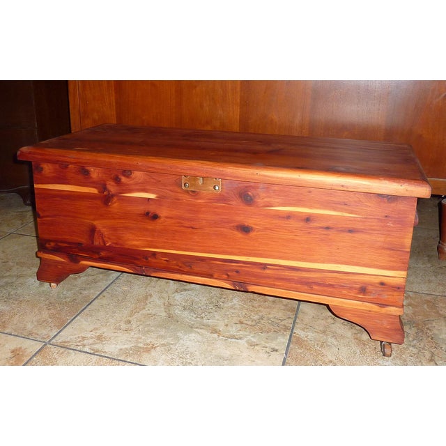 Antique Peck & Hills Petit Rustic Solid Red Cedar Sugar Chest Chairish