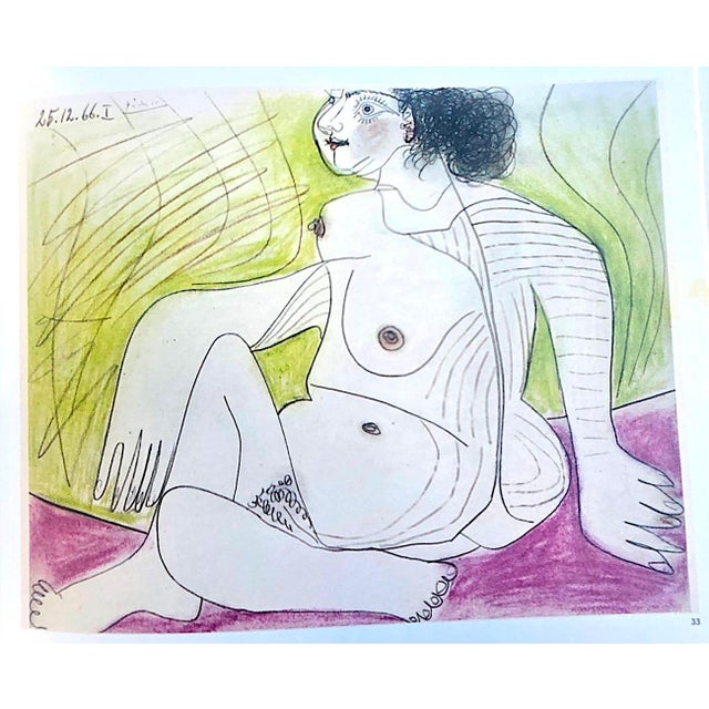 1969 1st Edition, "Picasso: His Recent Drawings 1966-1968", Charles Feld, Editor For Sale In Miami - Image 6 of 17
