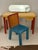 Memphis 1980s Ettorre Sottsass/ Marco Zanini Memphis Makeup Vanity and Chair, Attrbuted For Sale - Image 3 of 9