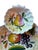 Ceramic Mid 20th Century Italian Hand-Painted Ceramic Tiered Seafood & Appetizer Server With Pearl Glaze For Sale - Image 7 of 9