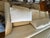 Ivory Vintage Modern Sofa With Steel Base For Sale - Image 8 of 10