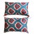 Handwoven Silk Ikat Pillow For Sale
