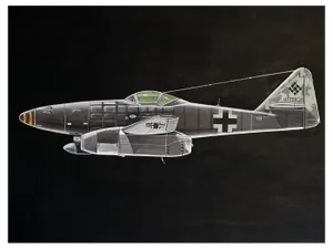 Jean Marcel Cuny, Aircraft, 1978, Original Painting