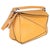 Contemporary Yellow Grained Calfskin Small Puzzle Bag For Sale - Image 3 of 9