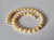 Metal South Sea Golden Pearls Necklace With 14k Gold Clasp For Sale - Image 7 of 11